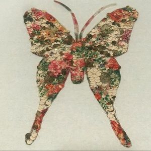 🆕 Butterfly Multicolors  Sequin Iron-On Appliqué